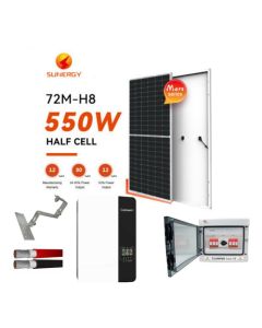 Kit Energia Solar Off Grid 5kva 220v 550w 5,50kwp Growatt 1
